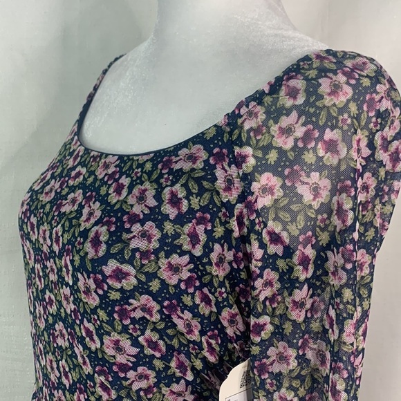 Altar'd State Floral Long Sleeve Bodycon Dress- NWT - Picture 5 of 16
